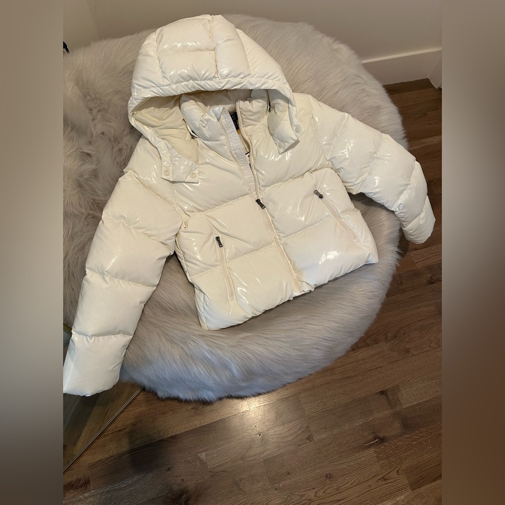 Polo by Ralph Lauren Glossy White Puffer Jacket